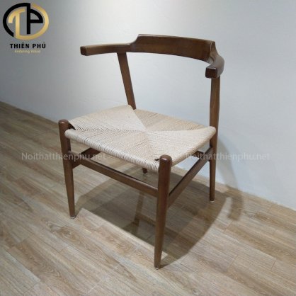 Ghế PP68 Bắc Âu gỗ tần bì (ash) nệm ngồi đan dây Thiên Phú