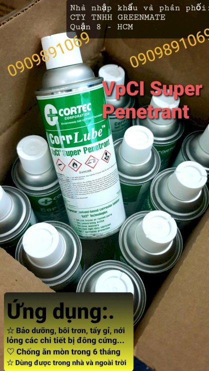 CORTEC VPCI SUPER PENETRANT - Chai xịt bảo dưỡng bôi trơn và chống ăn mòn
