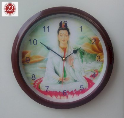 Đồng hồ treo tường Phật Giáo -2