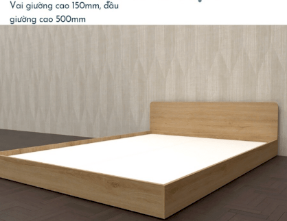 Giường ngủ sinh viên giá rẻ tại hcm 1,6 x 2m GN01