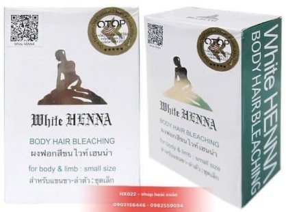 Kem tắm trắng White Henna Thái dành cho da ngâm và khỏe - HX022