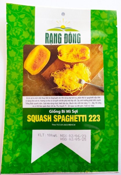 Hạt giống Bí mì sợi Rạng Đông Squash Spaghetti 223