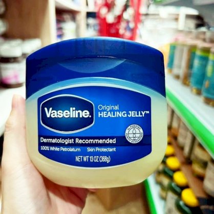 Vaseline sáp dưỡng ẩm màu trắng nhập Mỹ hủ lớn 368gr