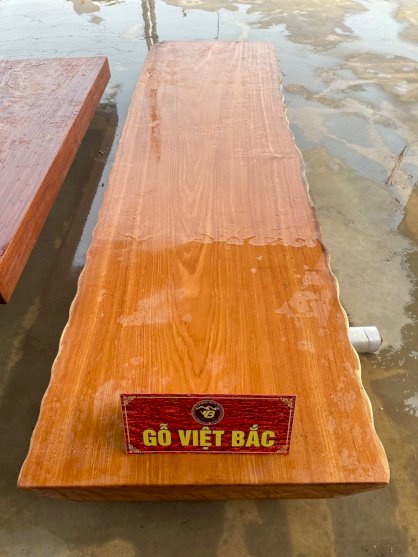 Mặt bàn nguyên khối gỗ Gõ Pachy- Gỗ Việt Bắc
