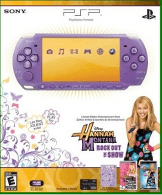 Sony PlayStation Portable (PSP) 3001 Hannah Montana.png