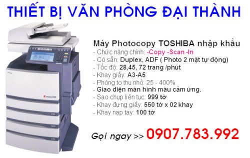 Description: Cho thuê máy photocopy Toshiba nhập khẩu