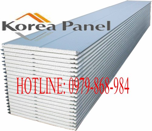 Tấm panel tôn xốp 03 lớp chống nóng, chống ồn, chống cháy công nghệ Hàn Quốc giá rẻ