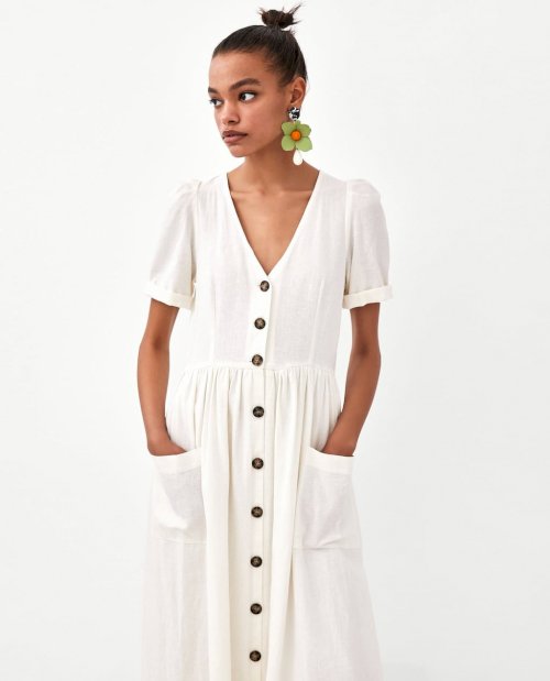 Váy Zara trắng trễ vai đẹp lịm tim  Cửa Hàng Tiện Ích TT  Facebook
