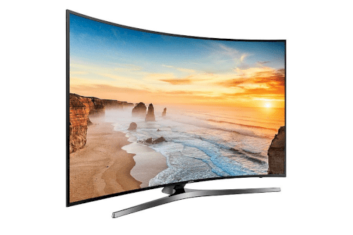 Káº¿t quáº£ hÃ¬nh áº£nh cho Smart tivi mÃ n hÃ¬nh cong Samsung 4K 55 inch UA55NU8500KXXV