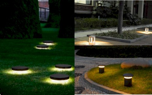 đèn nấm sân vườn