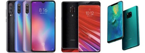 Xiaomi Mi 9, Lenovo Z5 Pro GT vÃ  Huawei Mate 20 Pro