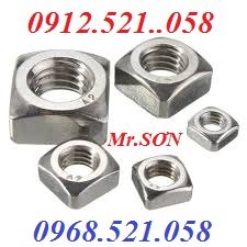 6 Bu lông tai hồng inox và thép mạ M4,M5,M6,M8 giá rẻ.Bán các loại đai ốc Cài / vuông / chấu / mũ chụp