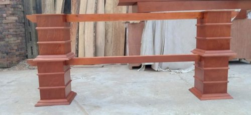 Bộ sập phản hộp gỗ xoan đào veneer 2m2x2m4x16cm (Ảnh 9)