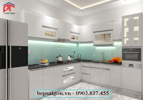 tu bep, tủ bếp hiện đại, tủ bếp đẹp, tủ bếp acrylic