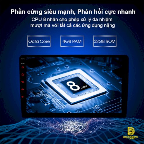 Bộ xử lý trung tâm (CPU) Intel: Spreadtrum SC9853I - IA 8 nhân 64 bit.