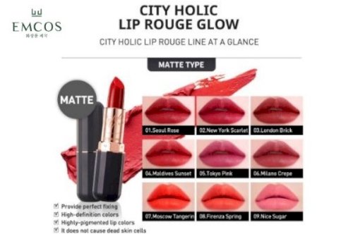 son Merbliss City Holic Lip Rouge, Merbliss City Holic Lip Rouge, Son Merbliss City Holic Lip Rouge chính hãng