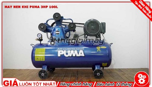 Máy nén khí dây đai PUMA 3HP 100L 