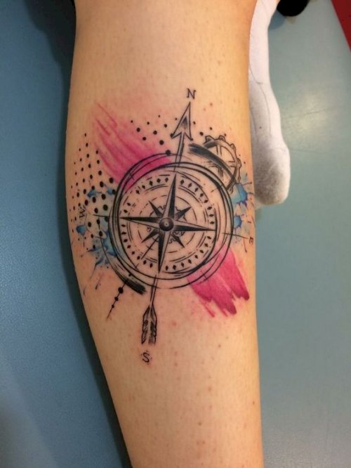 â· 1001 + Ideen fÃ¼r ein Kompass Tattoo + Infos Ã¼ber ihre symbolischen Bedeutungen