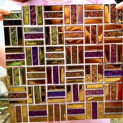 Gạch mosaic nhiều màu AL118