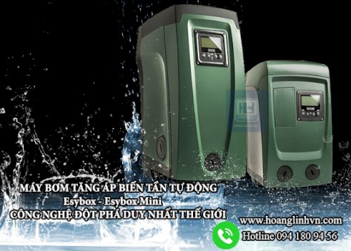 Tăng áp lực tự động dễ dàng với máy bơm tăng áp biến tần Esybox DAB