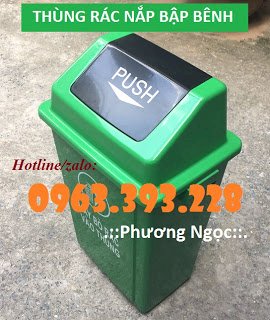 Thùng rác nhựa HDPE 60L, thùng rác nắp bập bênh, thùng rác nắp lật Th%25C3%25B9ng%2Br%25C3%25A1c%2B60L%2BHDPE