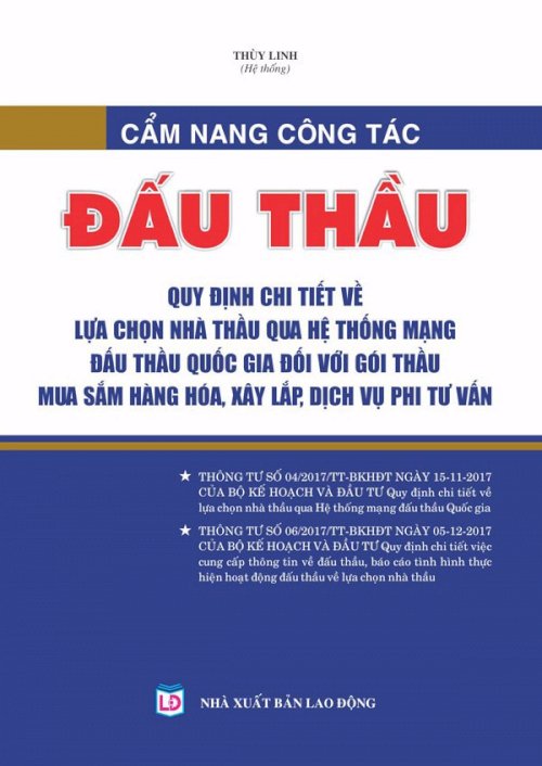 Cẩm nang công tác đầu thầu, quy định chi tiết về lựa chọn nhà thầu