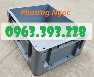 Thùng nhựa đặc BL001, thùng nhựa công nghiệp, thùng đựng linh kiện F410175cd26e37306e7f