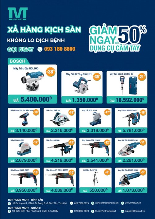 Khuyến mãi sập sàn tháng 3 cùng với TMT HOME MART