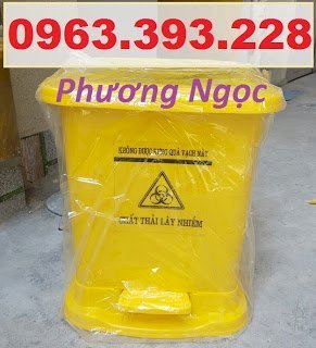 Thùng đựng rác thải y tế 25L, thùng rác y tế đạp chân 25L, thùng rác nhựa 19c7ef29e24704195d56