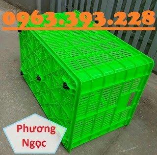 Sọt nhựa kéo hàng 5 bánh xe, sọt nhựa công nghiệp, sóng nhựa HS0199 Dd1e819cf08b16d54f9a