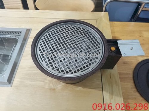 Bếp nướng than hoa hút dương kèm vỉ inox