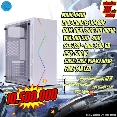 Siêu Giảm Giá Các Cấu Hình PC Thế Hệ Mới Sử Dụng Intel Core I5 - 8