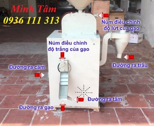 Cấu tạo Máy Xay Xát Lúa Gạo Liên Hoàn