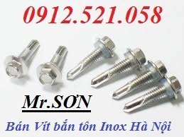 2 Bán ke chống bão cho mái tôn.Vít bắn tôn inox,vít tự khoan inox,vít inox bắt gỗ,vít giác inox 304,rẻ