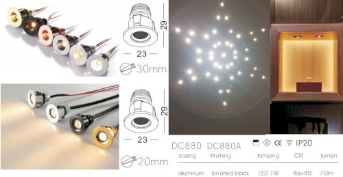 Đèn LED âm trần DC880