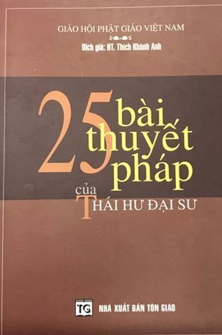 25 bài thuyết pháp của Thái Hư đại sư