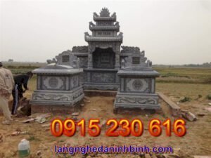Mẫu mộ đôi đẹp tại Thái Bình