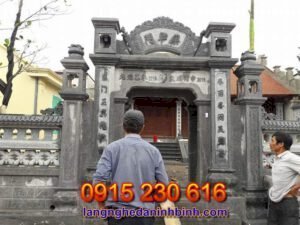 Mẫu cổng đá nhà thờ tại Nghệ An