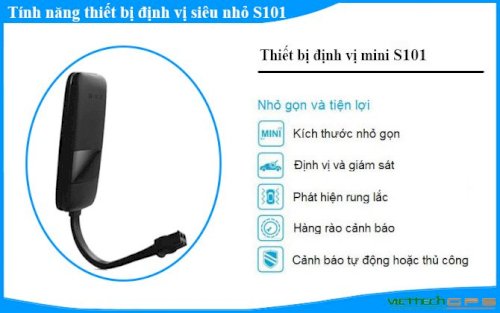 Phụ tùng, dịch vụ: Định vị ô tô S101 giá rẻ gắn xe cá nhân, công ty Tinh-nang-s101