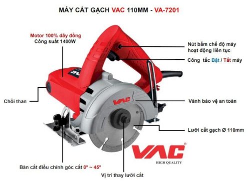 máy cắt gạch vac