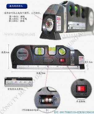 Thước thủy laser Sincon LEVEL PRO 03