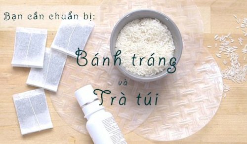 mặt nạ bánh tráng