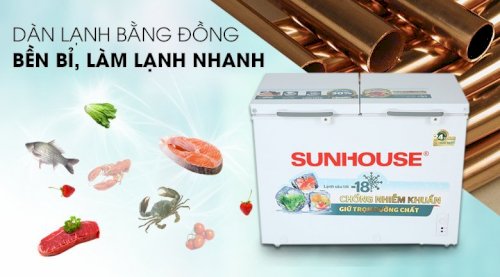 Tủ đông Sunhouse 225 lít SHR-F2272W2 - Dàn lạnh