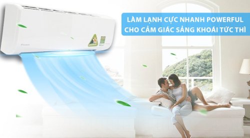 Powerful - Máy lạnh Daikin Inverter 1 HP FTKQ25SVMV