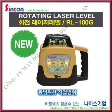 Máy thủy bình cân bằng Laser xoay tia xanh Sincon RL-100G