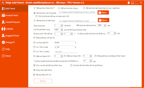 Phần mềm kết bạn tự động nhanh nhất 2021 Phan-mem-ninja-add-friend1-1
