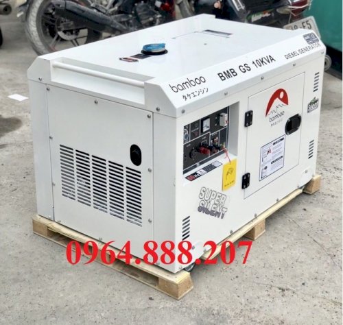 Máy phát điện diesel 10kW có chống ồn BAMBOO GS