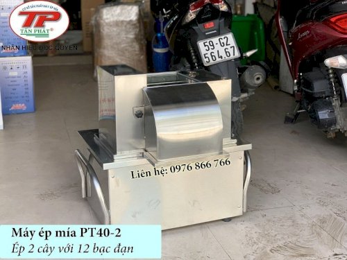 máy ép mía 12 bạc đạn - trục ép mía kim cương Tấn Phát 