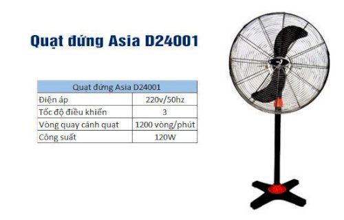 quạt đứng asia d24001