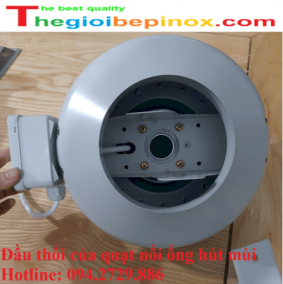 Đầu thổi quạt nối ống hút mùi D125